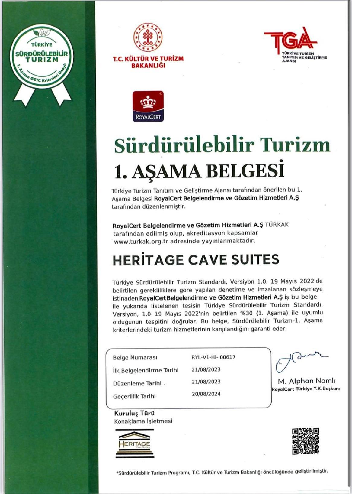 אורגופ Heritage Cave Suites מראה חיצוני תמונה